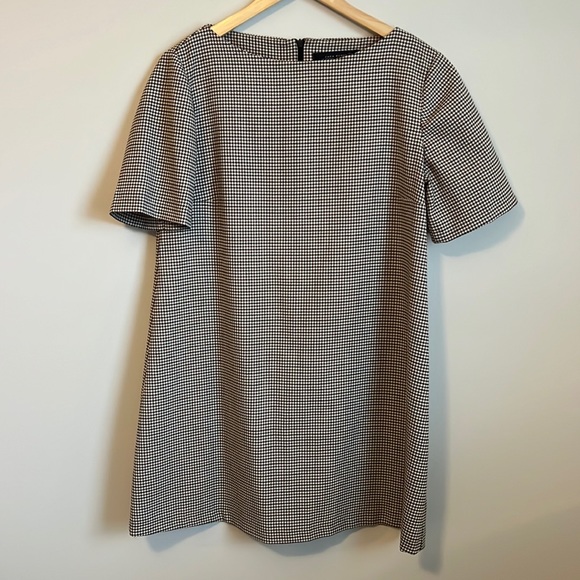 Zara Dresses Zara Houndstooth Shift Dress Poshmark